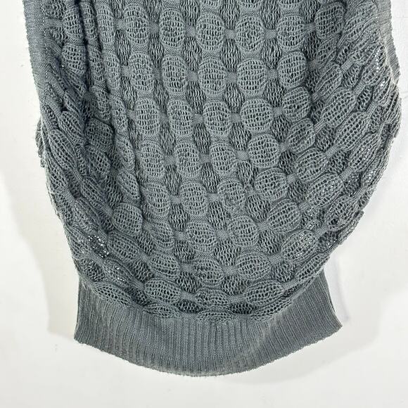 Banana Wool Blend Sweater Vest Cowl Turtle Neck Fishermens Womans size‎ Large - Picture 2 of 11
